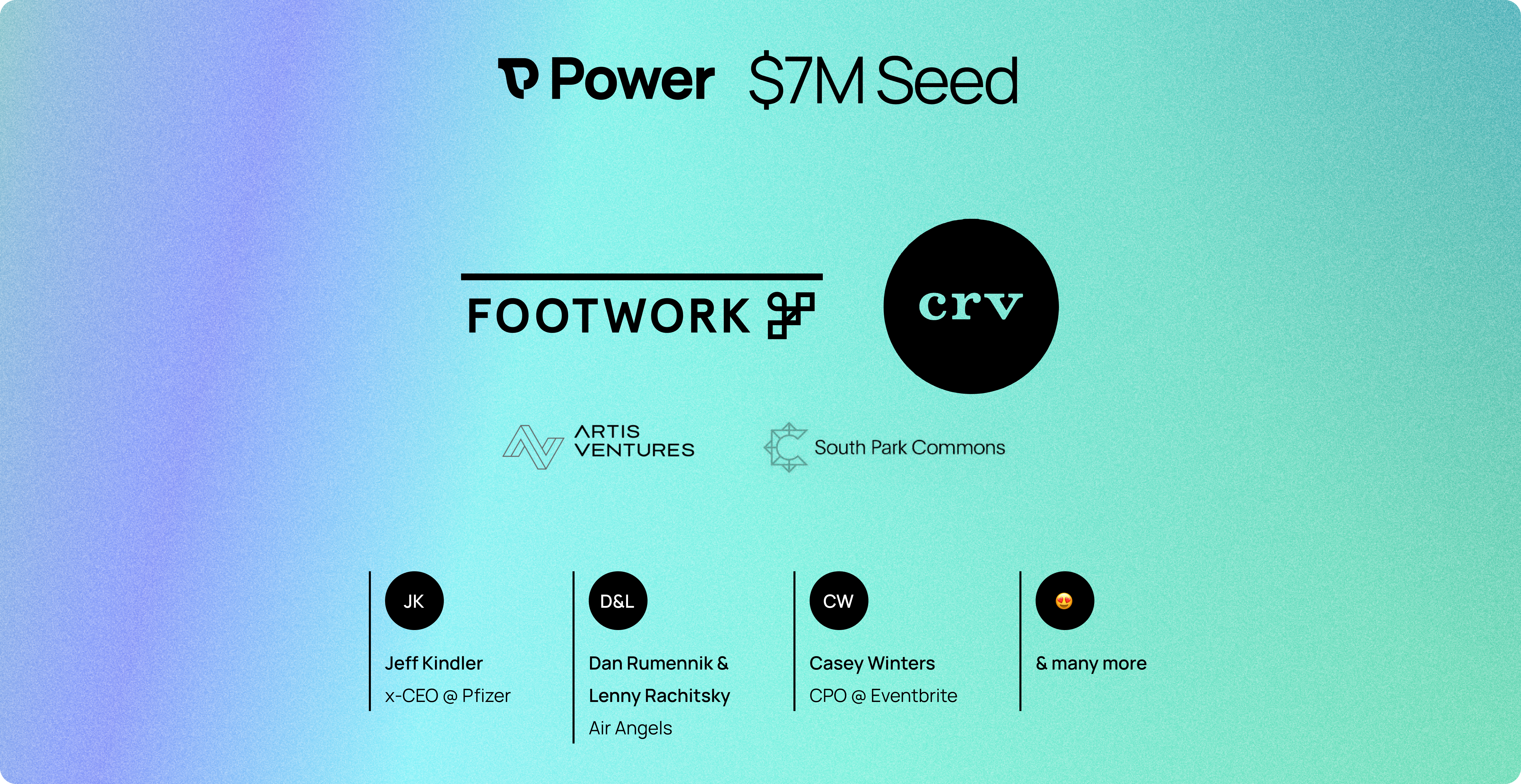 Power seed round information and investors